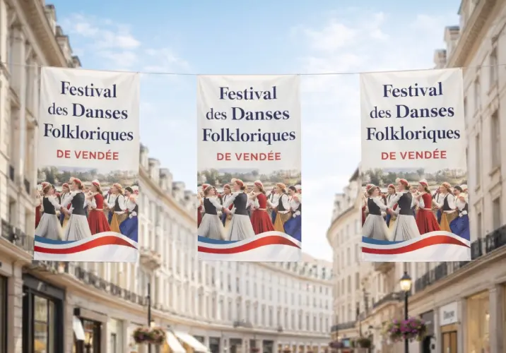 Impression bâche 270 g avec oulet sur le haut