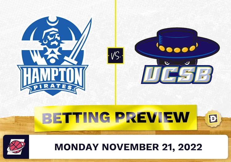 Hampton vs. UC Santa Barbara CBB Prediction and Odds - Nov 21, 2022