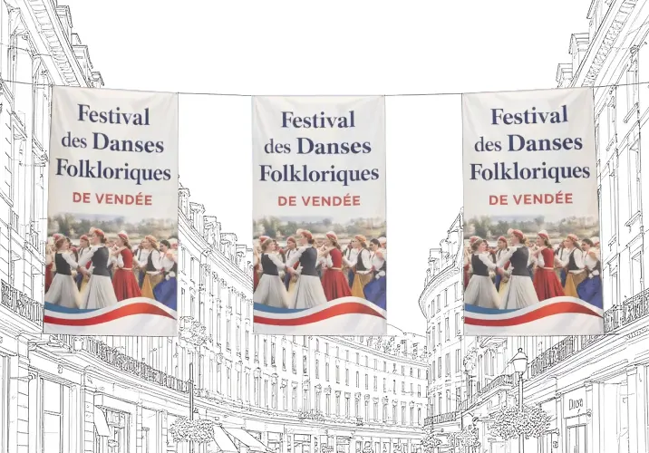 Support bâche 270 g sans PVC communication visuelle