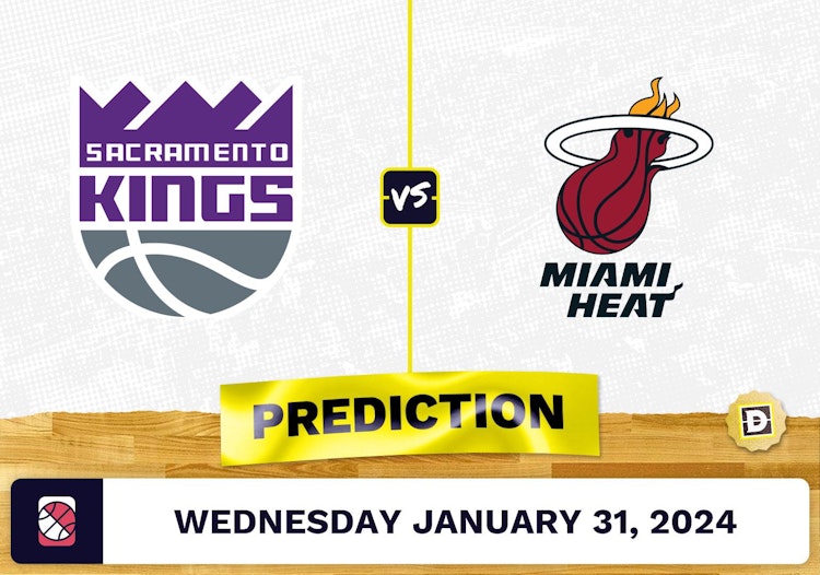 Sacramento Kings vs. Miami Heat Prediction, Odds, NBA Picks [1/31/2024]