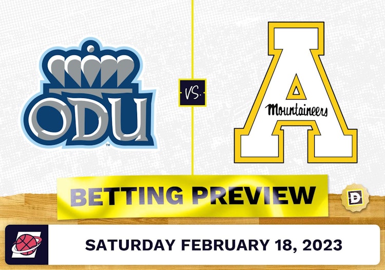 Old Dominion vs. Appalachian State CBB Prediction and Odds - Feb 18, 2023
