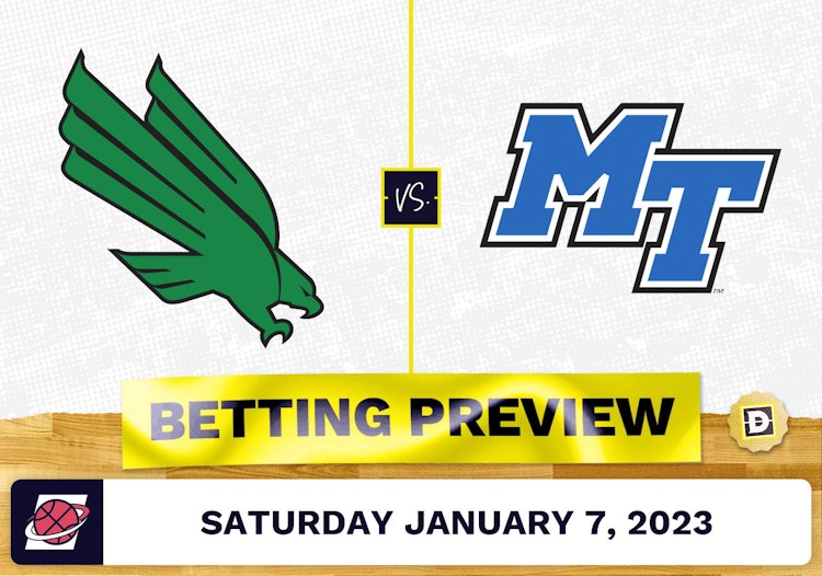 North Texas vs. Middle Tennessee CBB Prediction and Odds - Jan 7, 2023