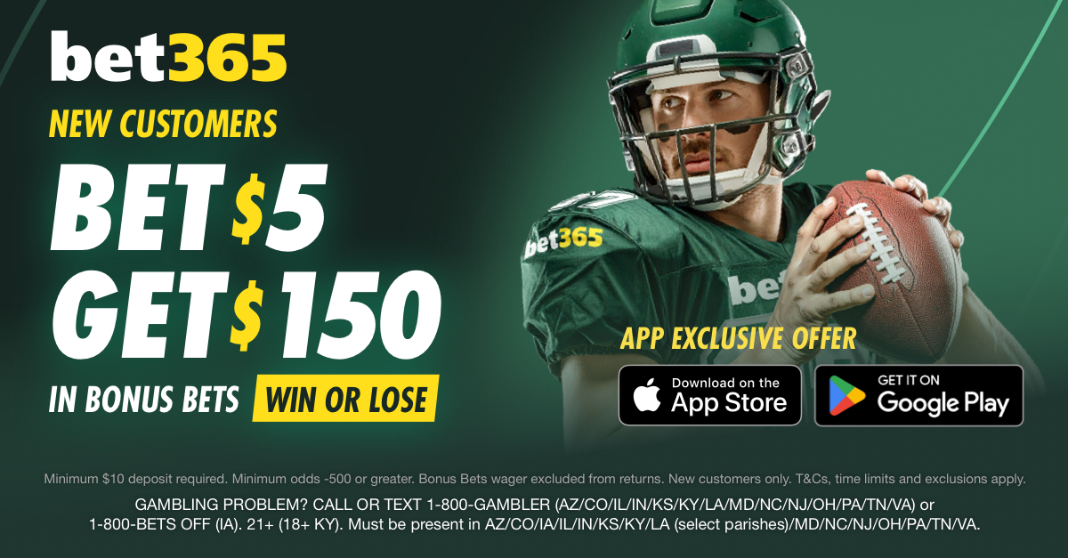 Bet365 Bonus Code Terms and Conditions for Thanksgiving Sunday 2025.