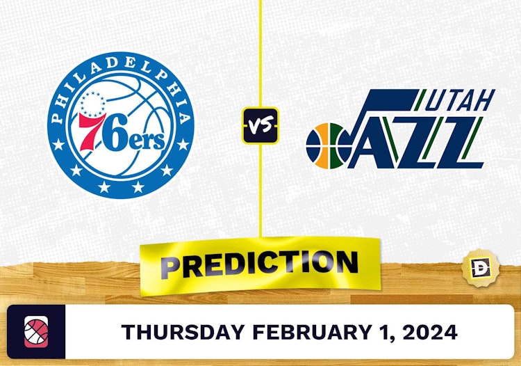 Philadelphia 76ers vs. Utah Jazz Prediction, Odds, NBA Picks [2/1/2024]