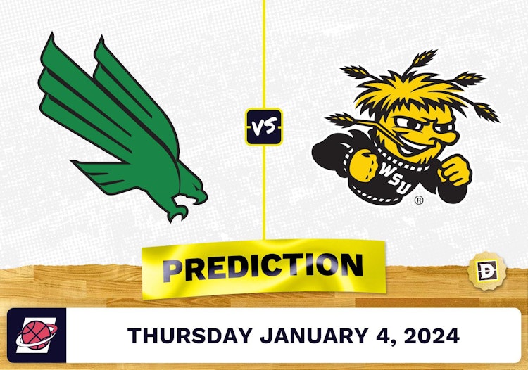 North Texas vs. Wichita State Prediction, Odds, College Basketball Picks  [1/4/2024]