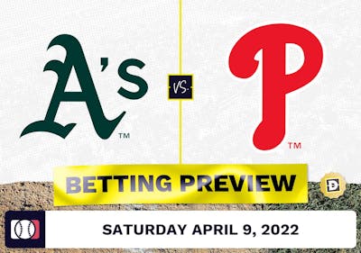 Athletics vs. Phillies Prediction and Odds - Apr 9, 2022