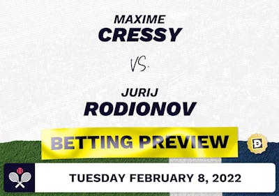 Maxime Cressy vs. Jurij Rodionov Predictions - Feb 8, 2022