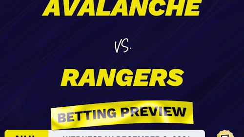 Avalanche vs. Rangers Predictions and Odds - Dec 8, 2021