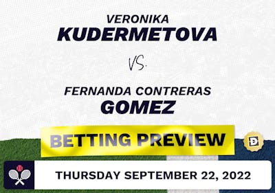 Veronika Kudermetova vs. Fernanda Contreras Gomez Predictions - Sep 22, 2022