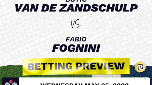 Botic Van de Zandschulp vs. Fabio Fognini Predictions - May 25, 2022