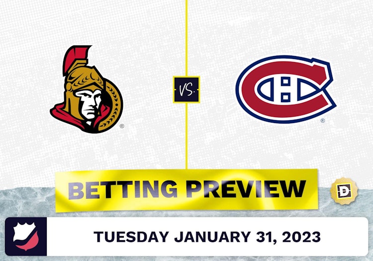 Senators vs. Canadiens Prediction and Odds - Jan 31, 2023