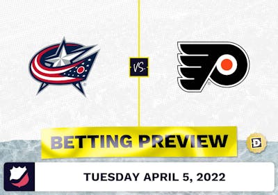 Blue Jackets vs. Flyers Prediction and Odds - Apr 5, 2022