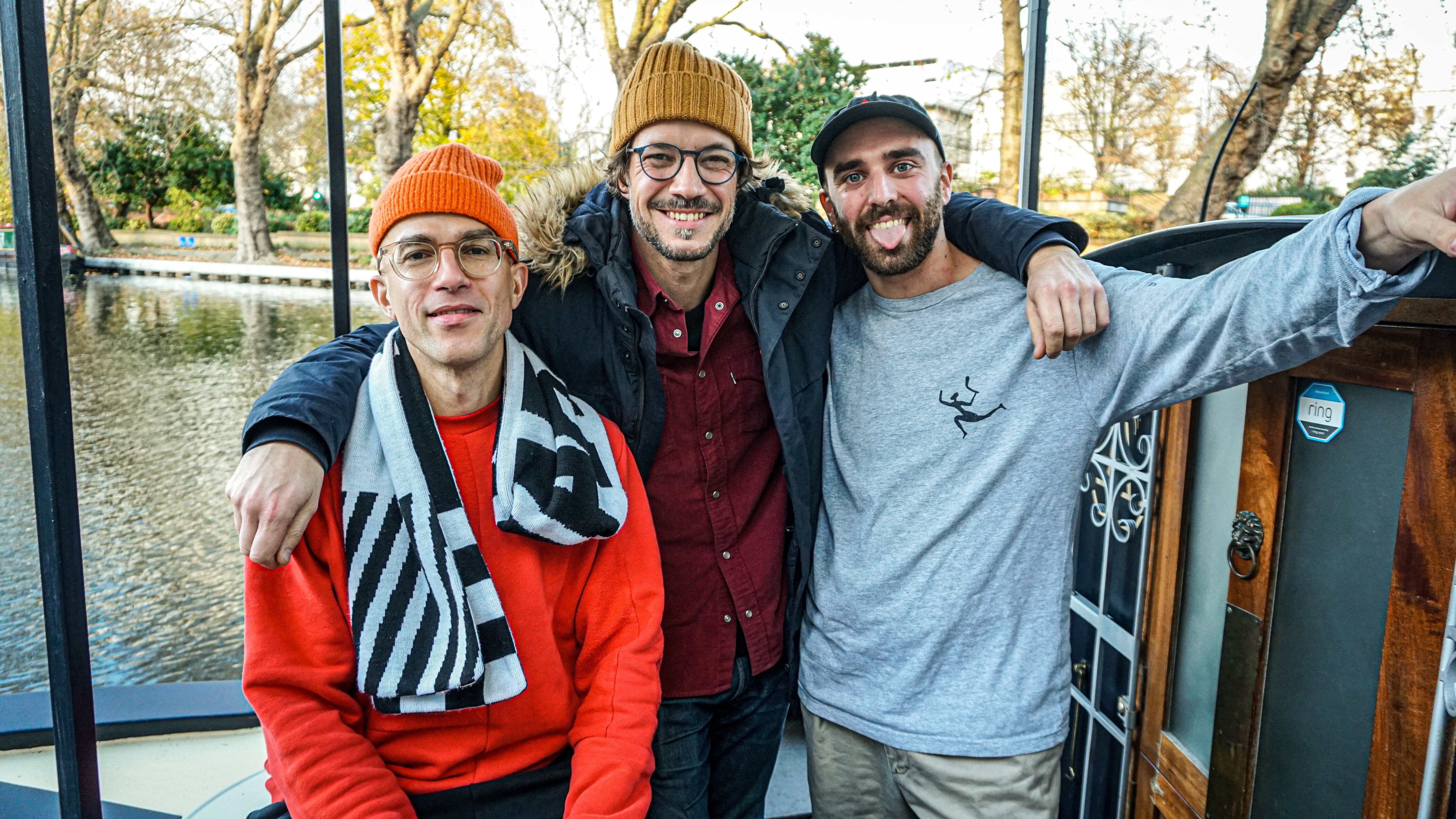 Anders with Pegasvs (Burnin' Music Recordings) & Malcolm (Global Warming Records)