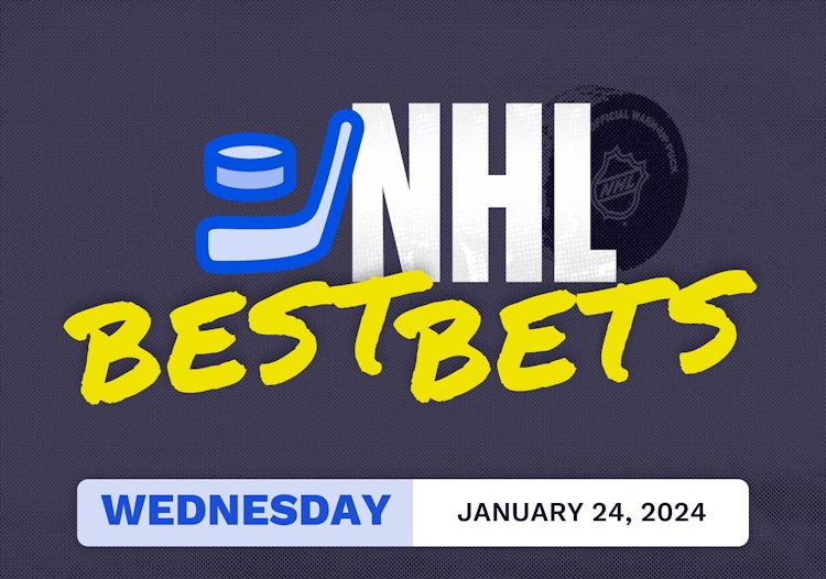 NHL Best Bets Today [Wednesday 1/24/2024]