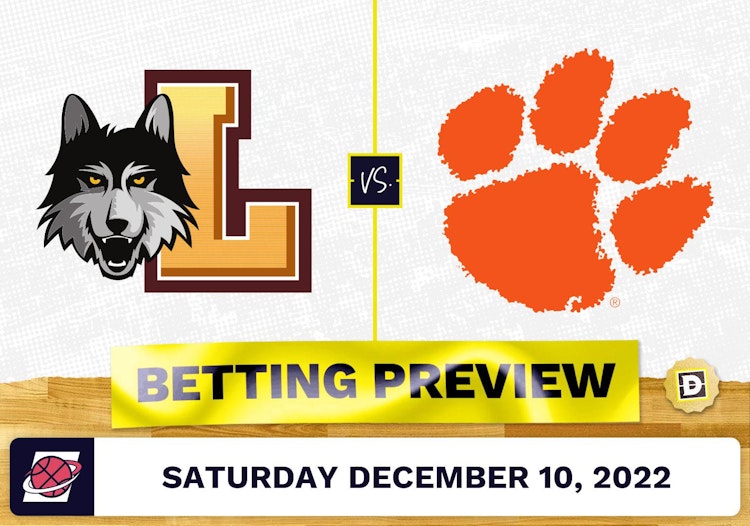 Loyola Chicago vs. Clemson CBB Prediction and Odds - Dec 10, 2022