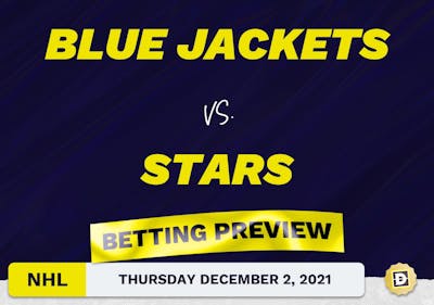 Blue Jackets vs. Stars Predictions and Odds - Dec 2, 2021
