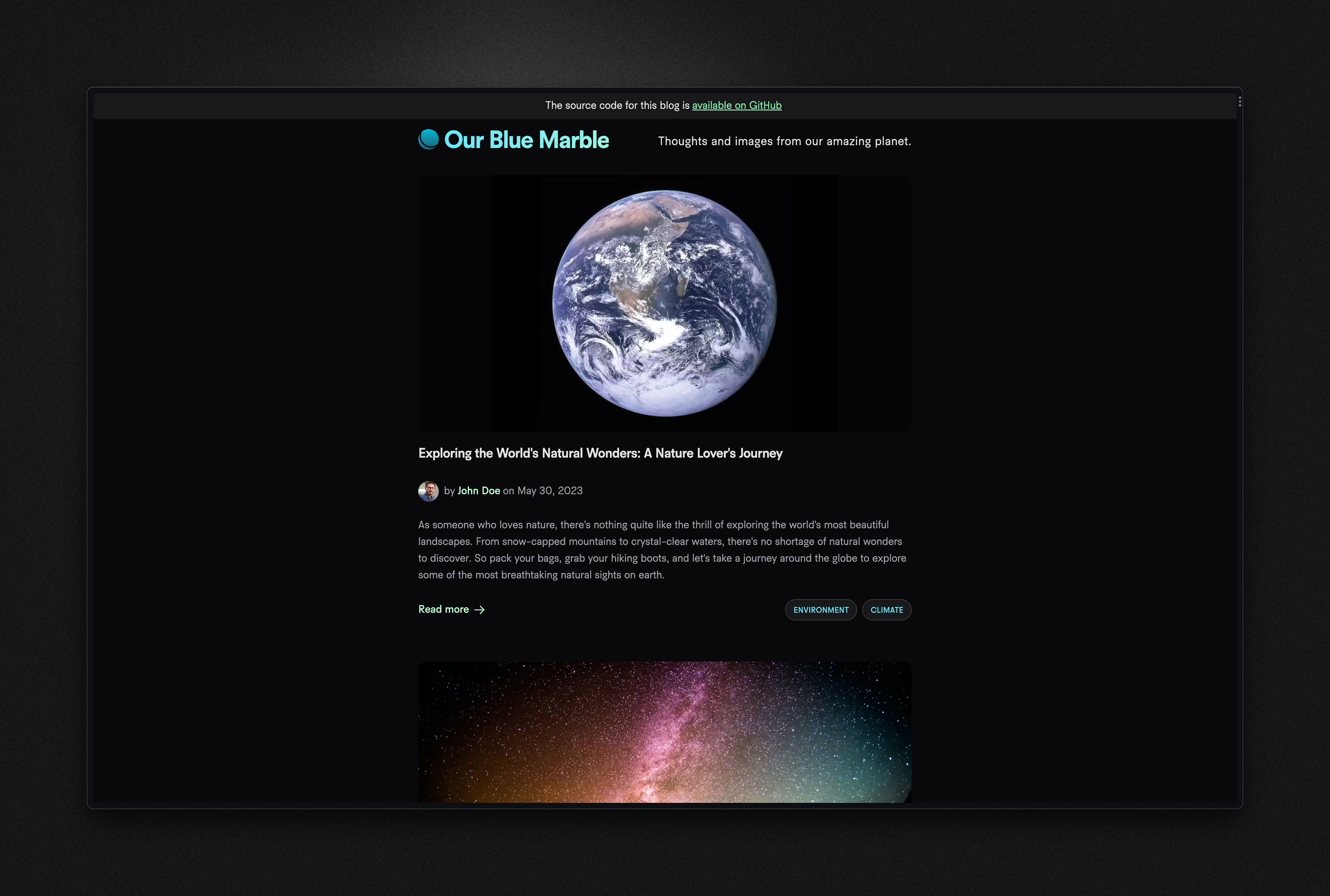Image of Blog Page