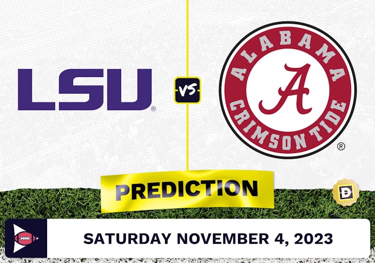 LSU vs. Alabama CFB Prediction and Odds - November 4, 2023