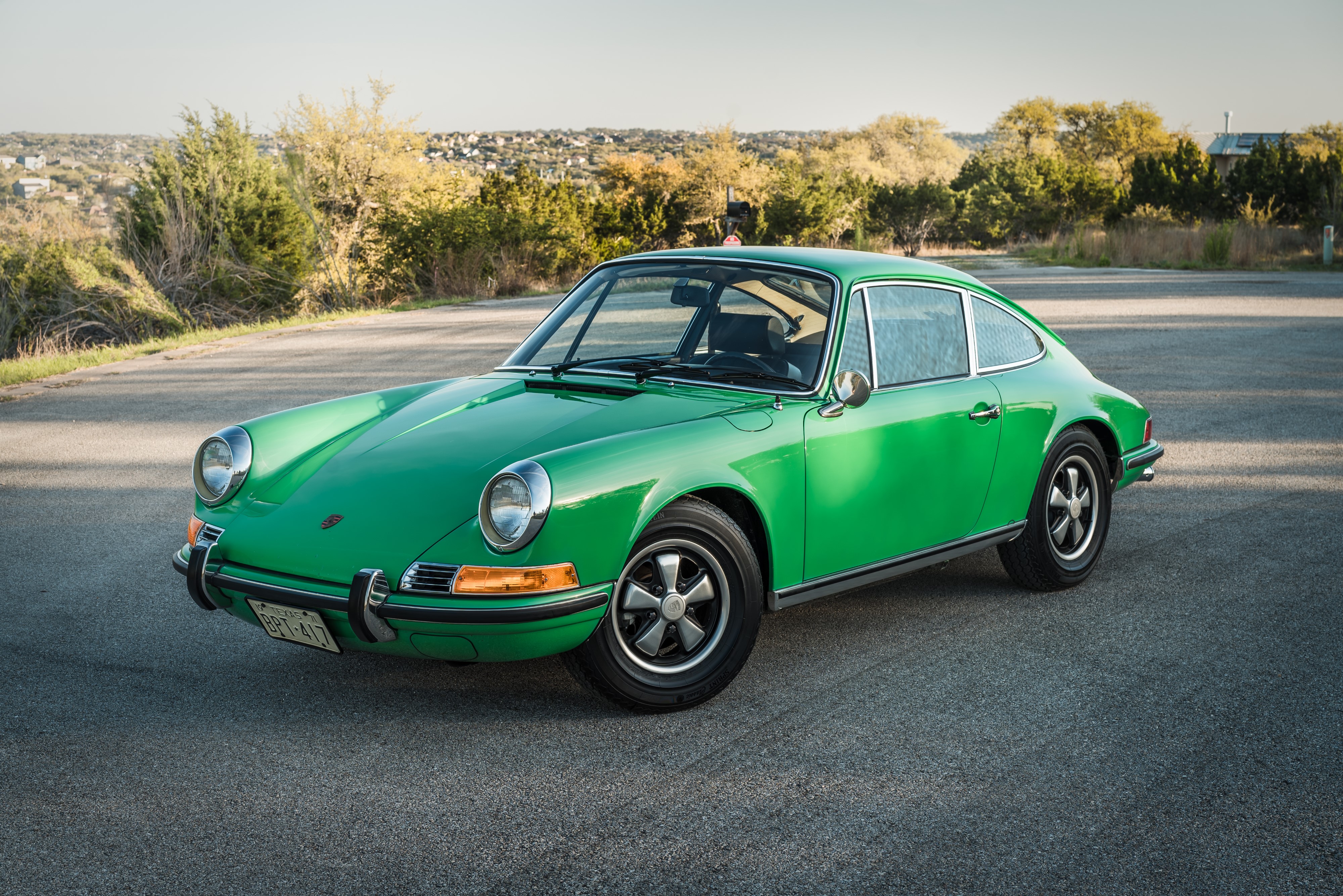 Front quarter view of a Conda Green 911E