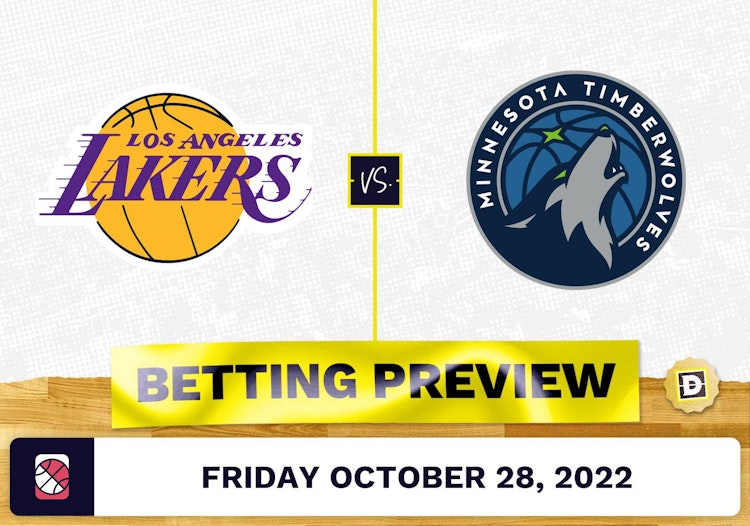 Lakers vs. Timberwolves Prediction and Odds - Oct 28, 2022