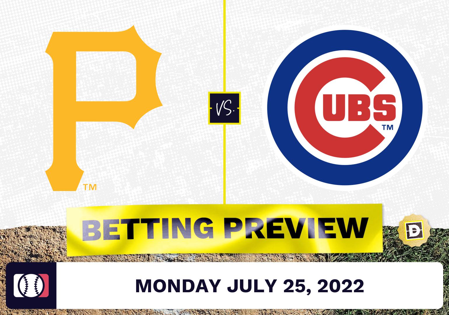 Pirates vs. Cubs Prediction and Odds - Jul 25, 2022