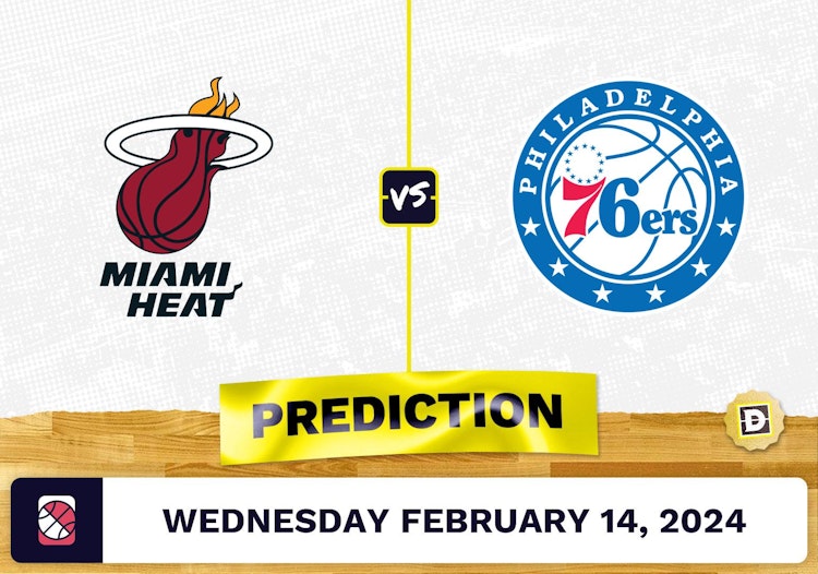 Miami Heat vs. Philadelphia 76ers Prediction, Odds, NBA Picks [2/14/2024]