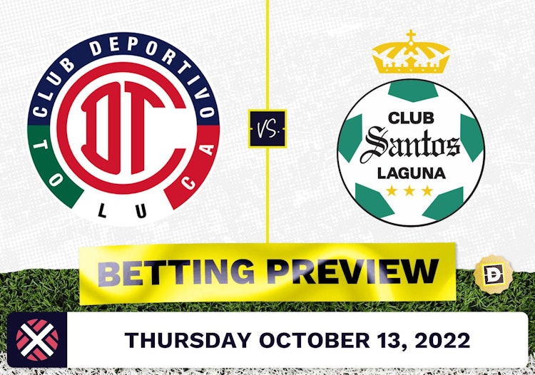 Toluca vs. Santos Laguna Prediction and Odds - Oct 13, 2022