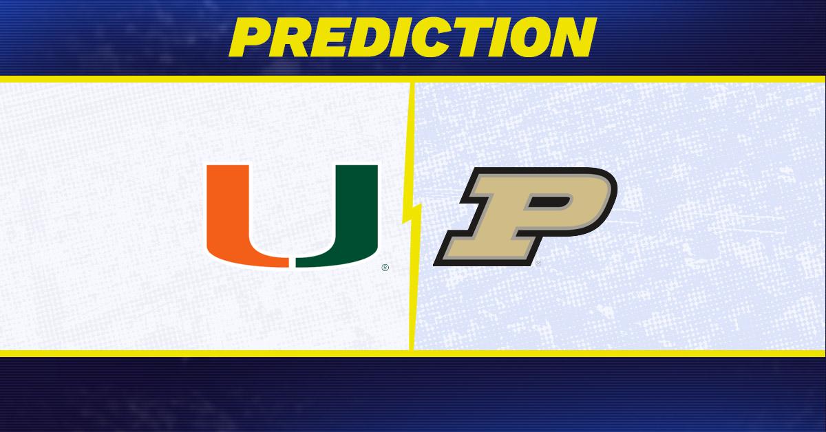 Miami (FL) vs. Purdue prediction: Why Purdue is favored to win men's March Madness Second Round matchup [3/22/2026]