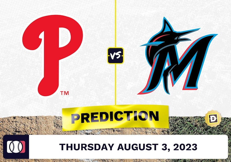 Phillies vs. Marlins Prediction for MLB Thursday [8/3/2023]