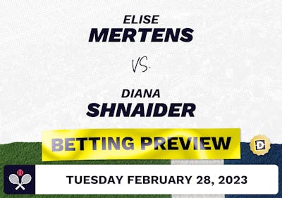 Elise Mertens vs. Diana Shnaider Predictions - Feb 28, 2023