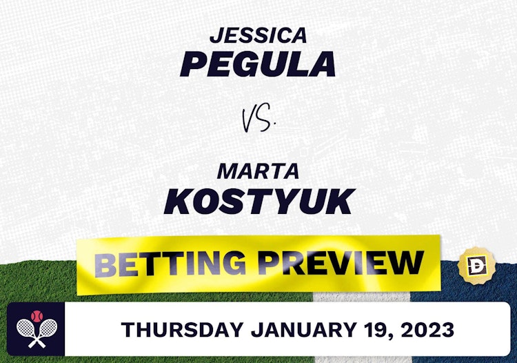 Jessica Pegula vs. Marta Kostyuk Predictions - Jan 19, 2023