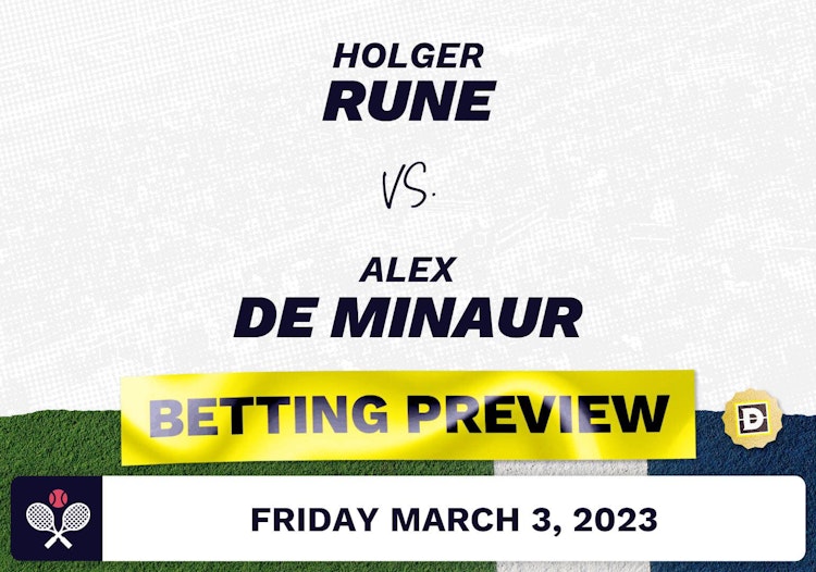 Holger Rune vs. Alex de Minaur Predictions - Mar 3, 2023