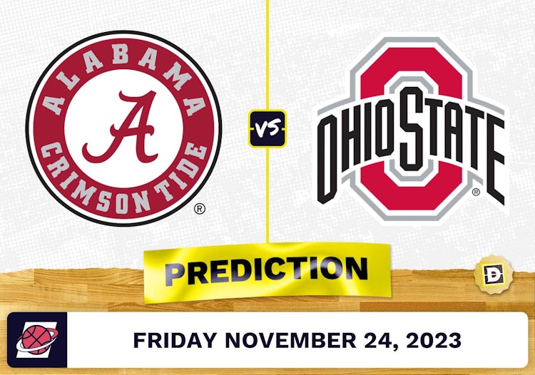 Alabama vs. Ohio State Basketball Prediction - November 24, 2023