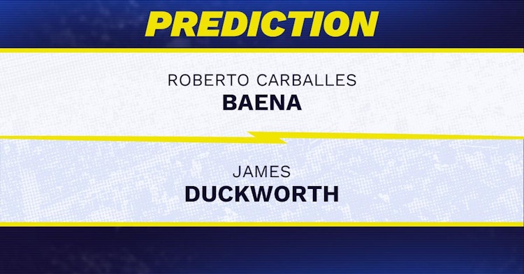 Roberto Carballes Baena vs James Duckworth Tennis Prediction.