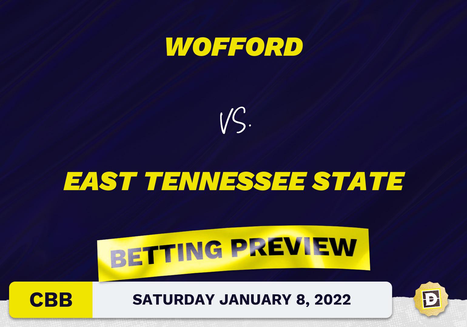 Wofford vs. East Tennessee State CBB Predictions and Odds - Jan 8, 2022