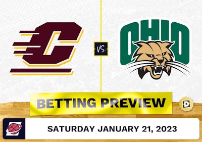 Central Michigan vs. Ohio CBB Prediction and Odds - Jan 21, 2023