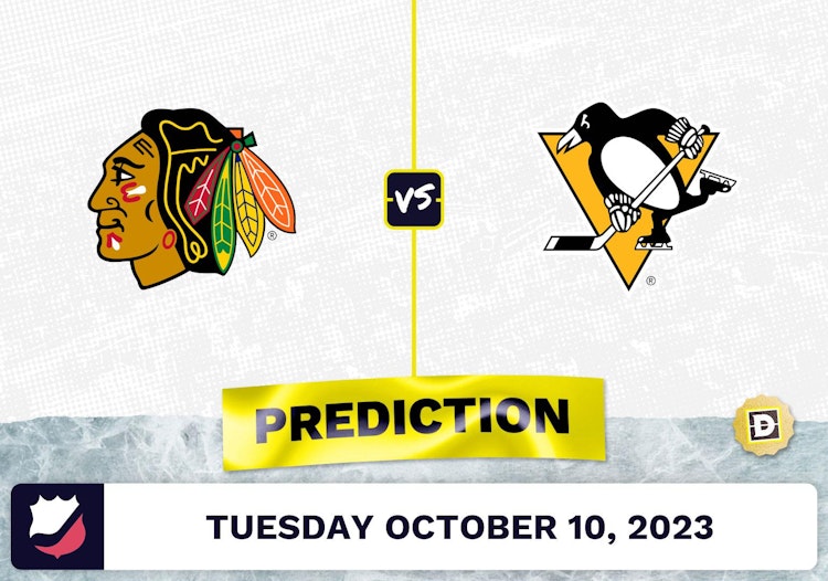 Blackhawks vs. Penguins Prediction and Odds - October 10, 2023