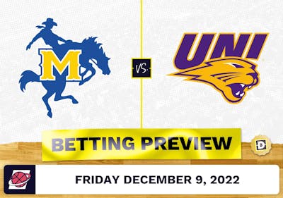 McNeese State vs. Northern Iowa CBB Prediction and Odds - Dec 9, 2022