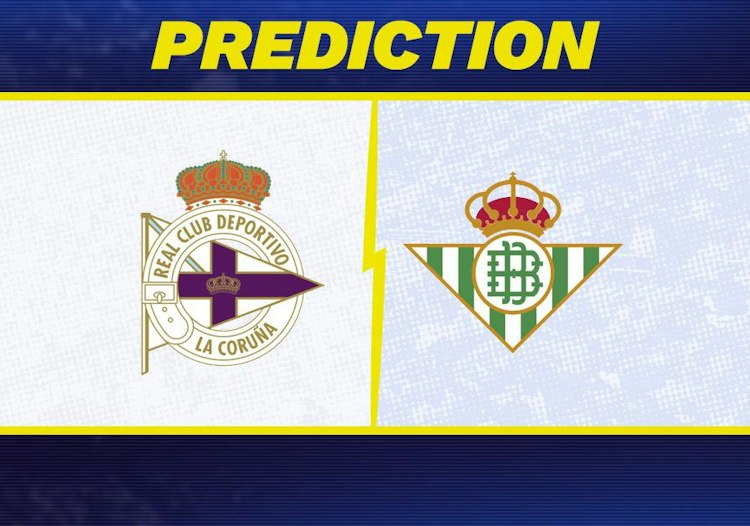 Deportivo La Coruna takes on Real Betis in La Liga action.