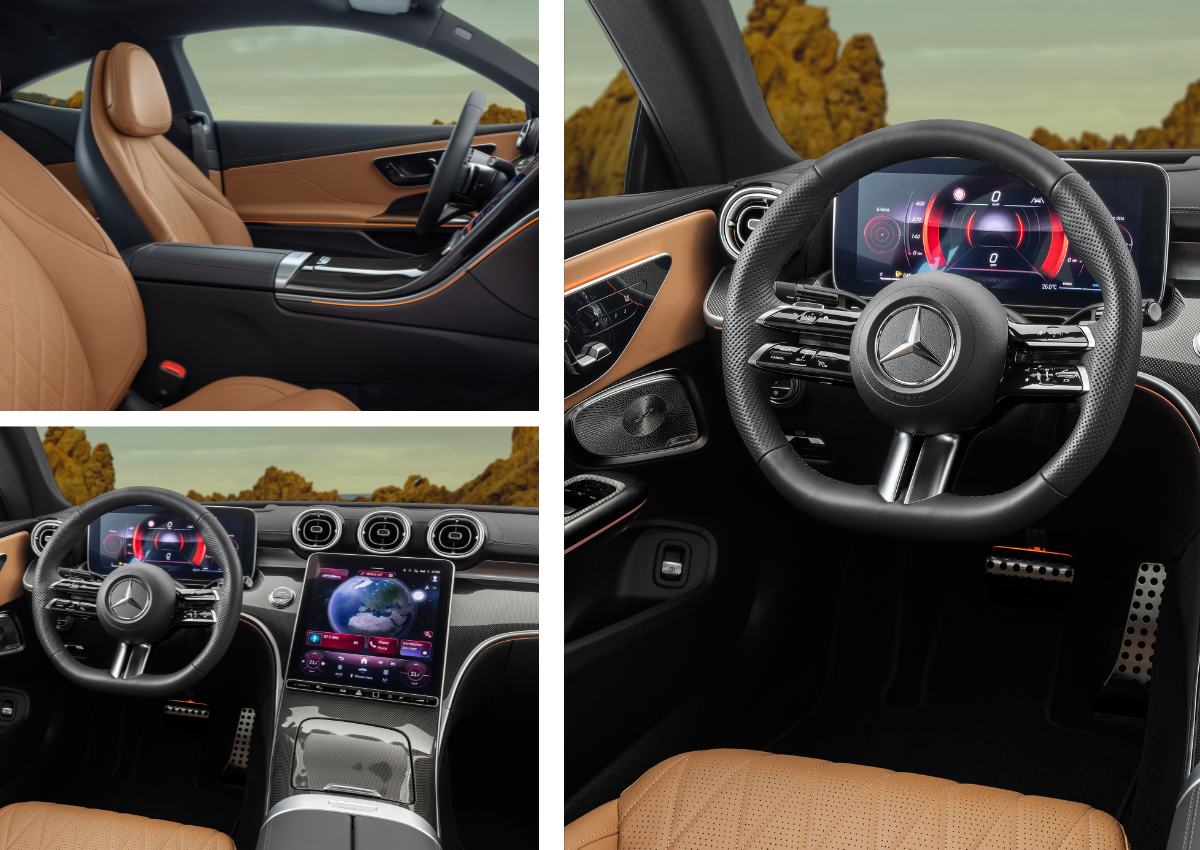 Das Interieur des Mercedes-Benz CLE Coupé