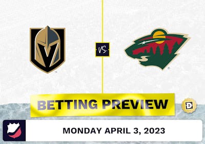 Golden Knights vs. Wild Prediction and Odds - Apr 3, 2023