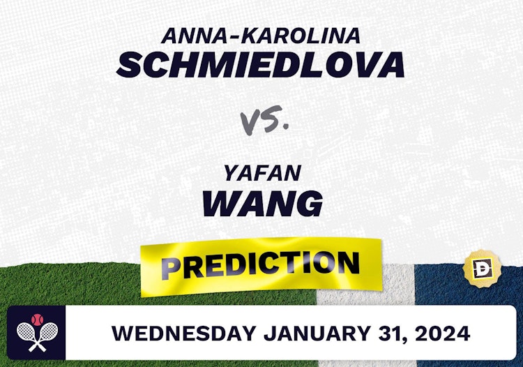 Anna-Karolina Schmiedlova vs. Yafan Wang Prediction, Odds, Picks for WTA Hua Hin 2024