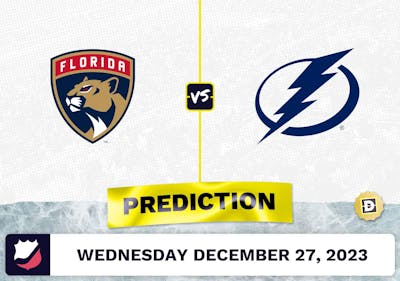 Florida Panthers vs. Tampa Bay Lightning Prediction, Odds, NHL Picks  [12/27/2023]