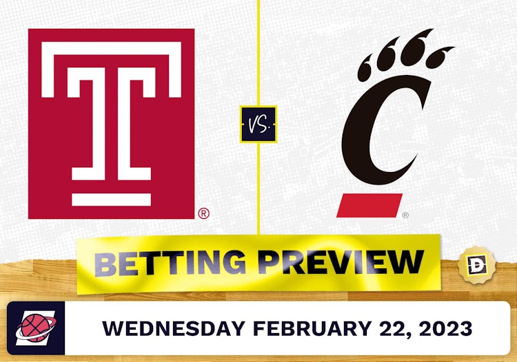 Temple vs. Cincinnati CBB Prediction and Odds - Feb 22, 2023