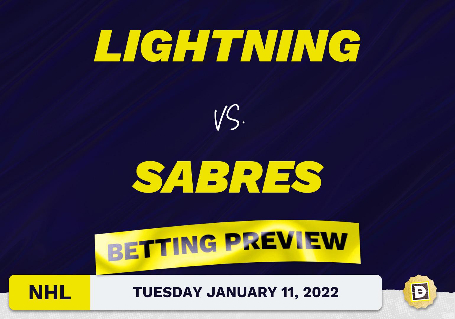 Lightning vs. Sabres Predictions and Odds - Jan 11, 2022