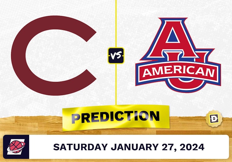 Colgate vs. American University Prediction, Odds, College Basketball Picks [1/27/2024]