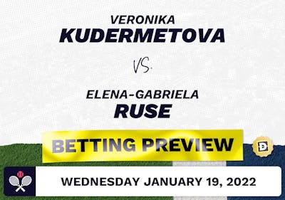 Veronika Kudermetova vs. Elena-Gabriela Ruse Predictions - Jan 19, 2022