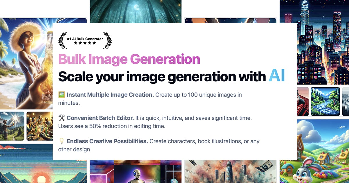 Bulk Image Generation