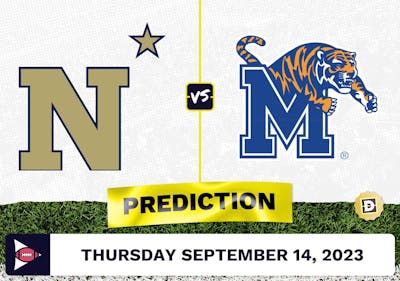 Navy vs. Memphis CFB Prediction and Odds - September 14, 2023