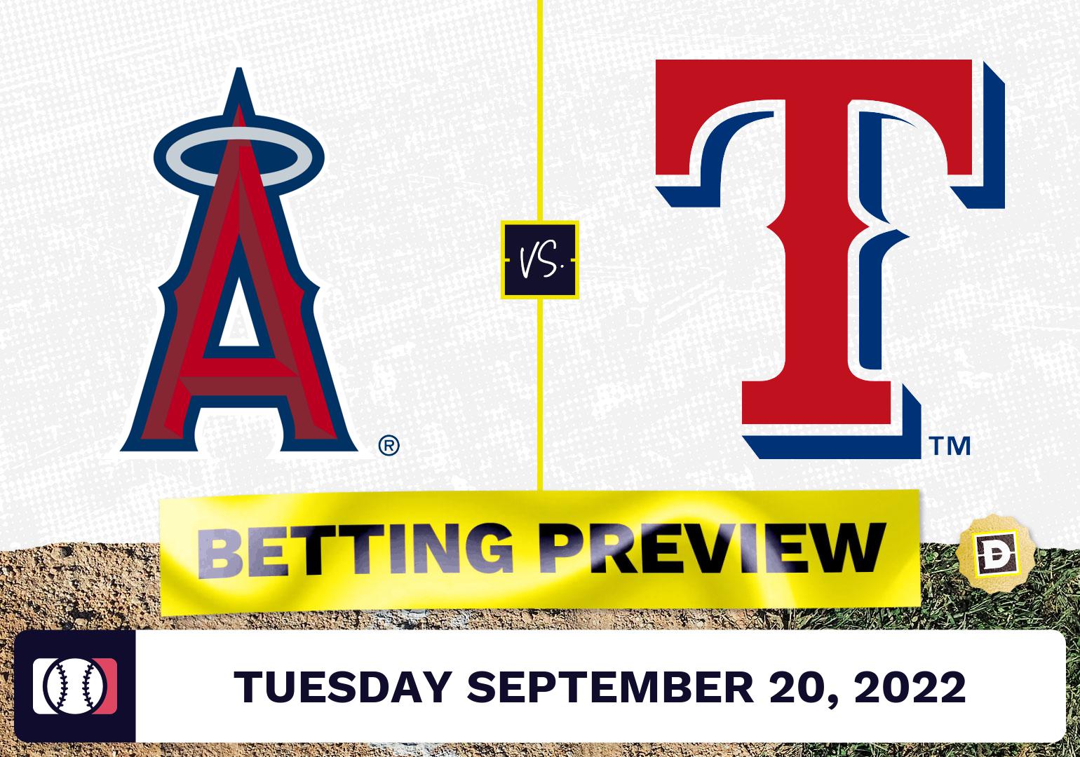 Angels vs. Rangers Prediction and Odds - Sep 20, 2022